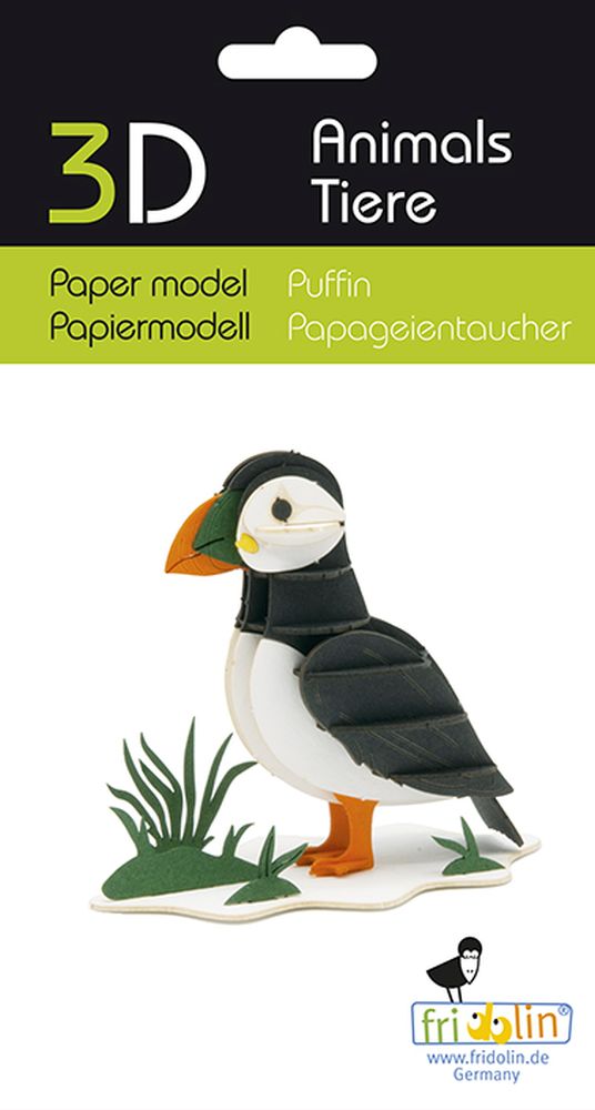 3D-pappersmodell, Lunnefågel