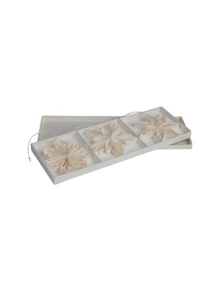 Paper ornaments - Stars - Paper art - Ø11 cm - Watt & Veke - 3-pack - 3