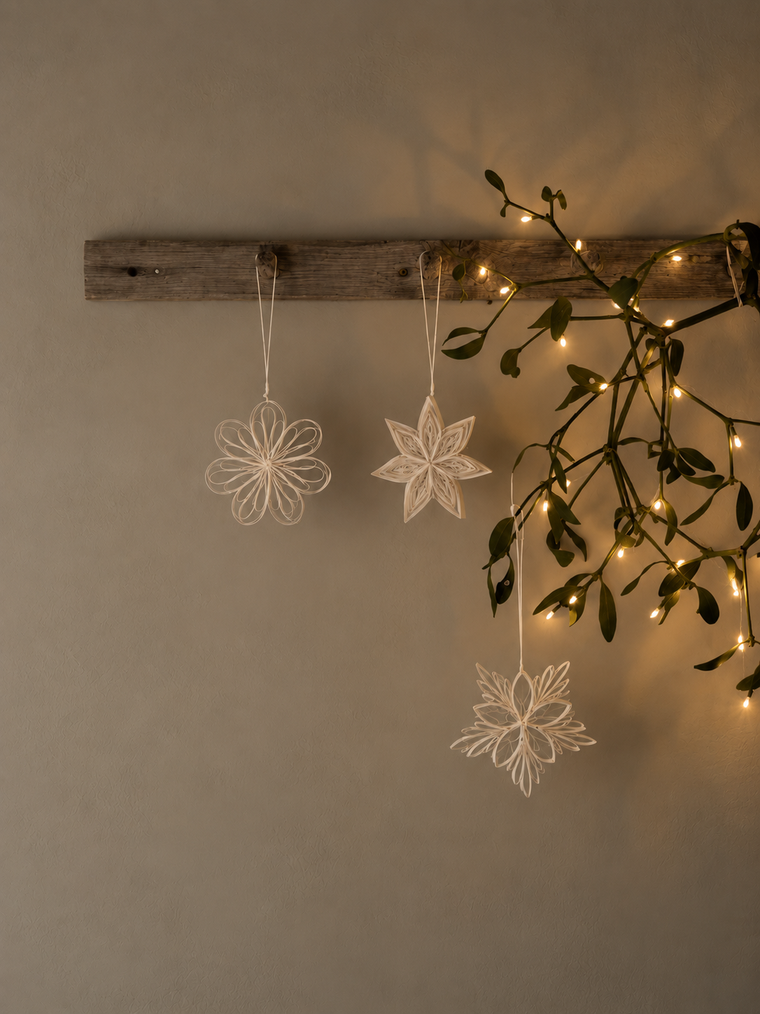Pappersornament - Stjärnor - Papperskonst - Ø11 cm - Watt & Veke - 3-pack - 2