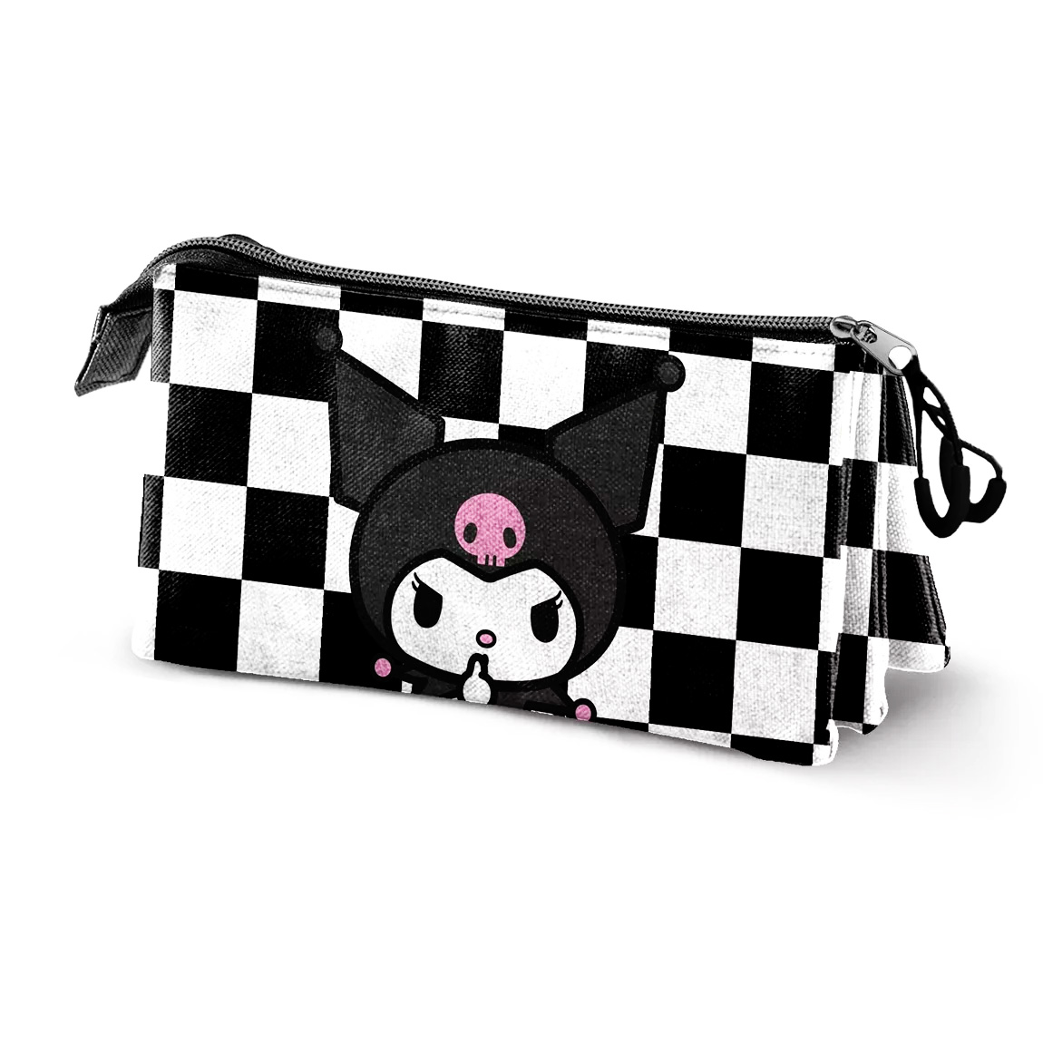 Kuromi Pennfodral/Sminkväska - 3 fack