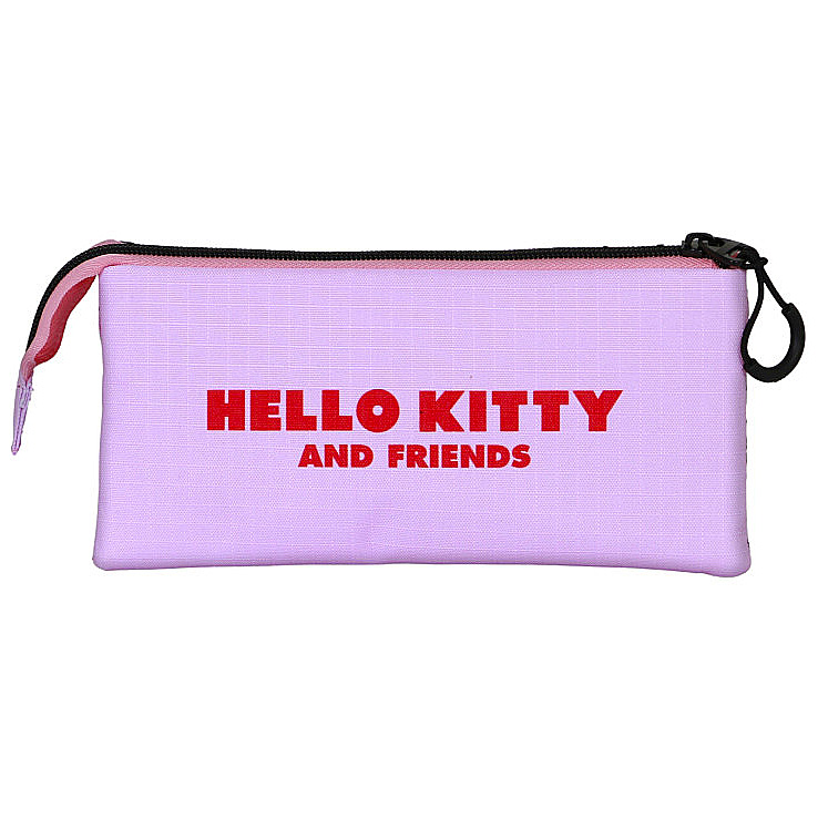 Hello Kitty and Friends Pennfodral/Sminkväska - 3 fack - 3