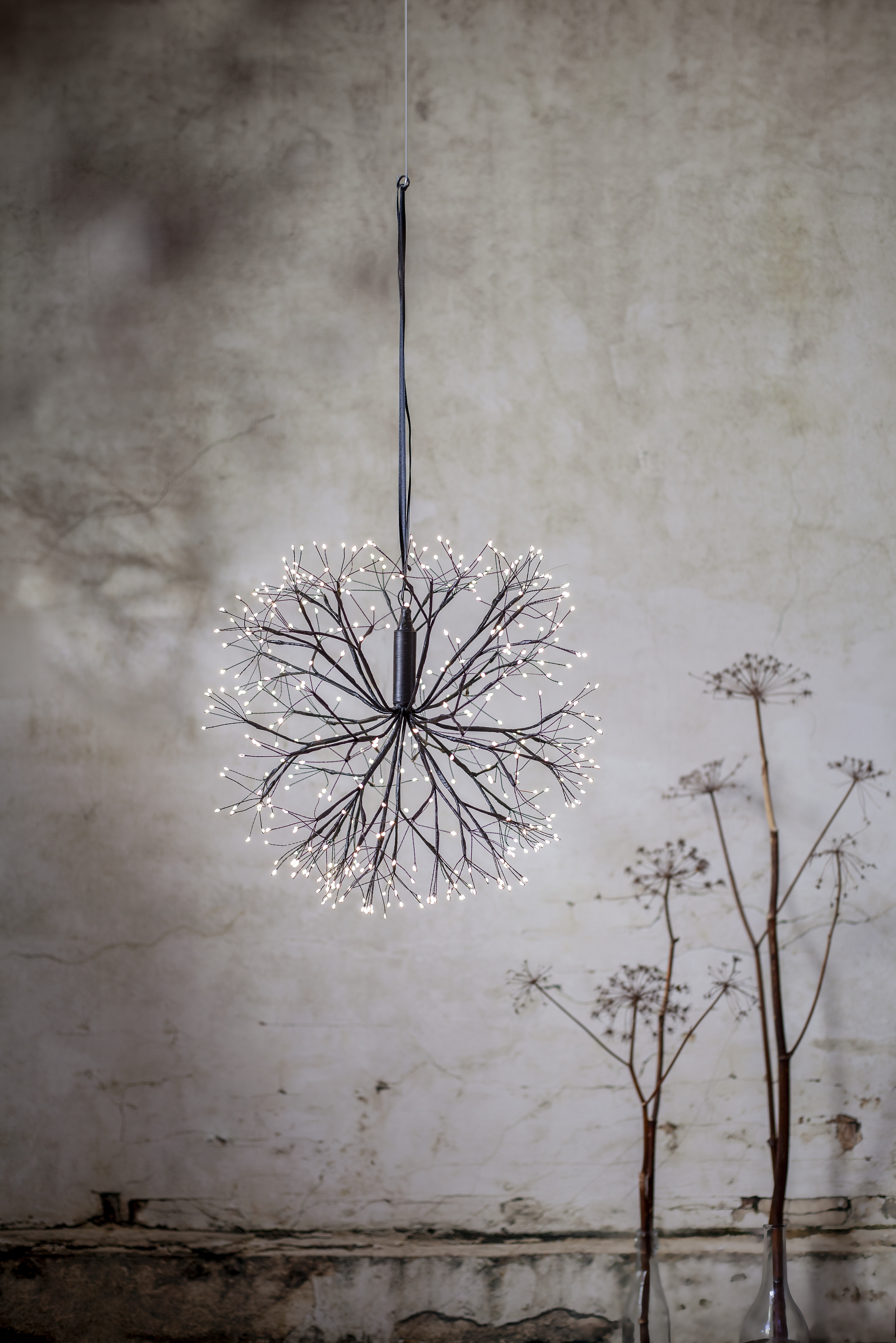 Ljushänge - Ljusboll - Hängande dekoration - 432 LED-lampor - 48x48 cm - 4