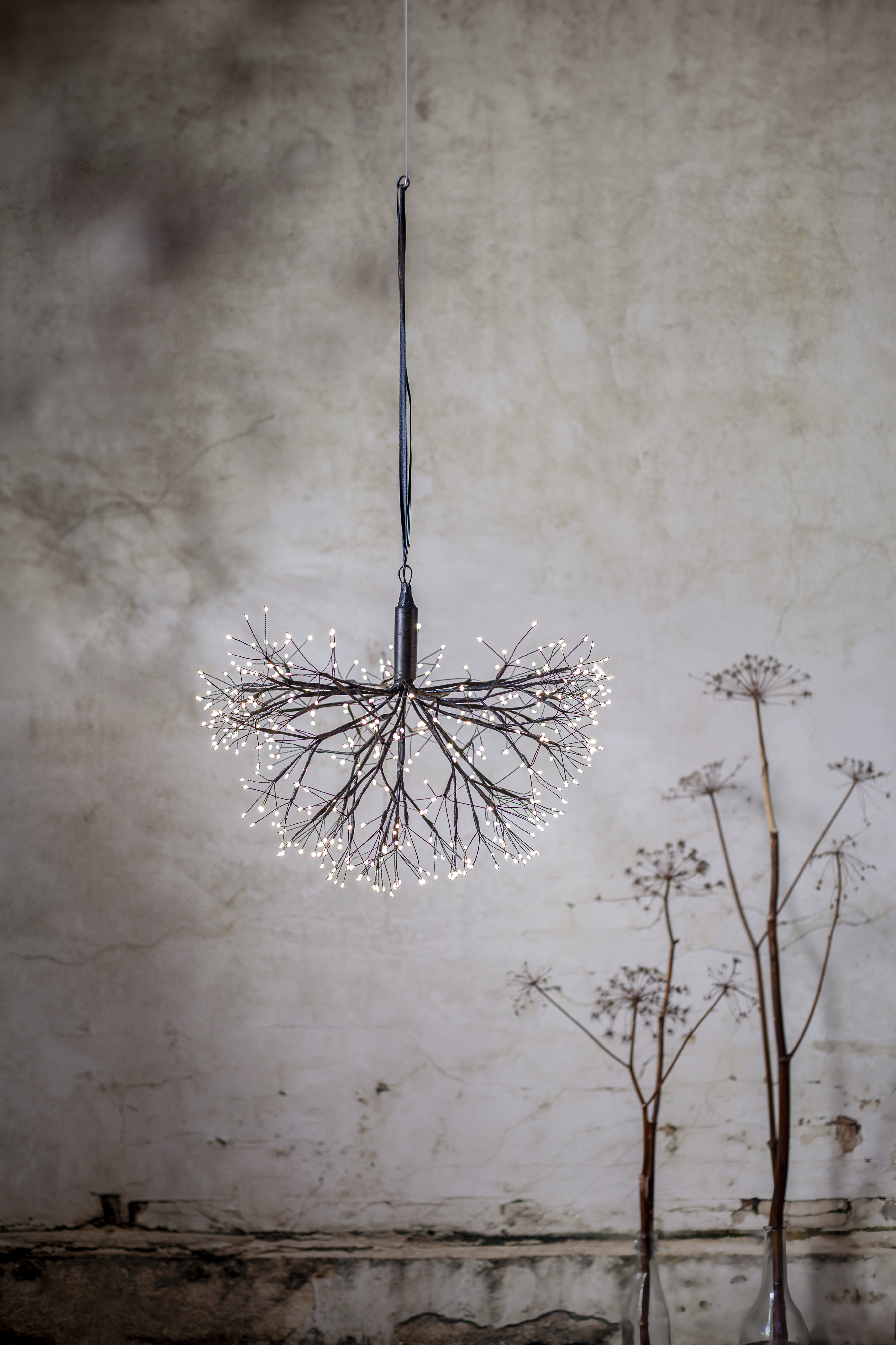 Ljushänge - Ljusboll - Hängande dekoration - 432 LED-lampor - 48x48 cm - 5