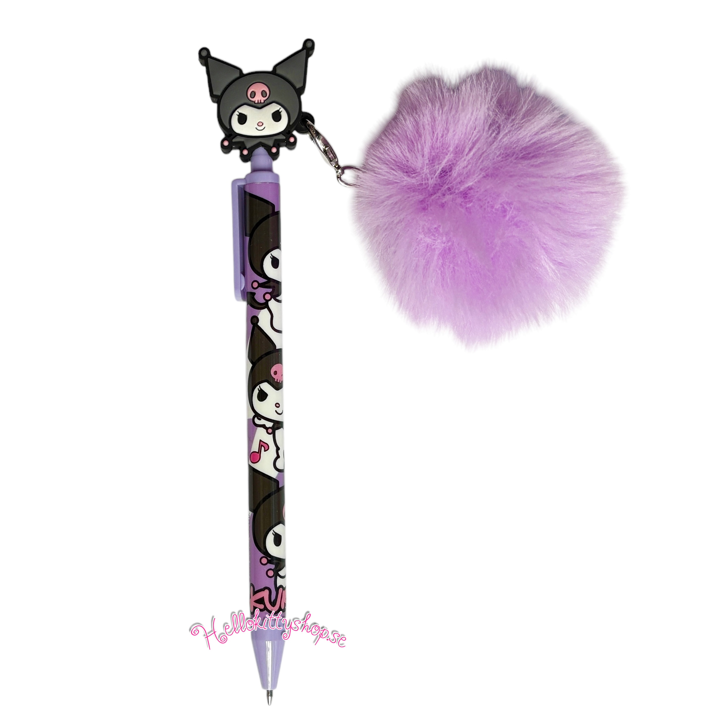 Kuromi Kulspettspenna med Pom Pom Boll