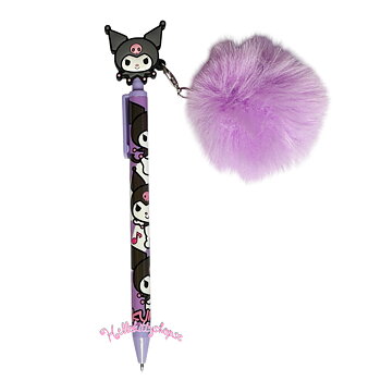 Kuromi Kulspettspenna med Pom Pom Boll