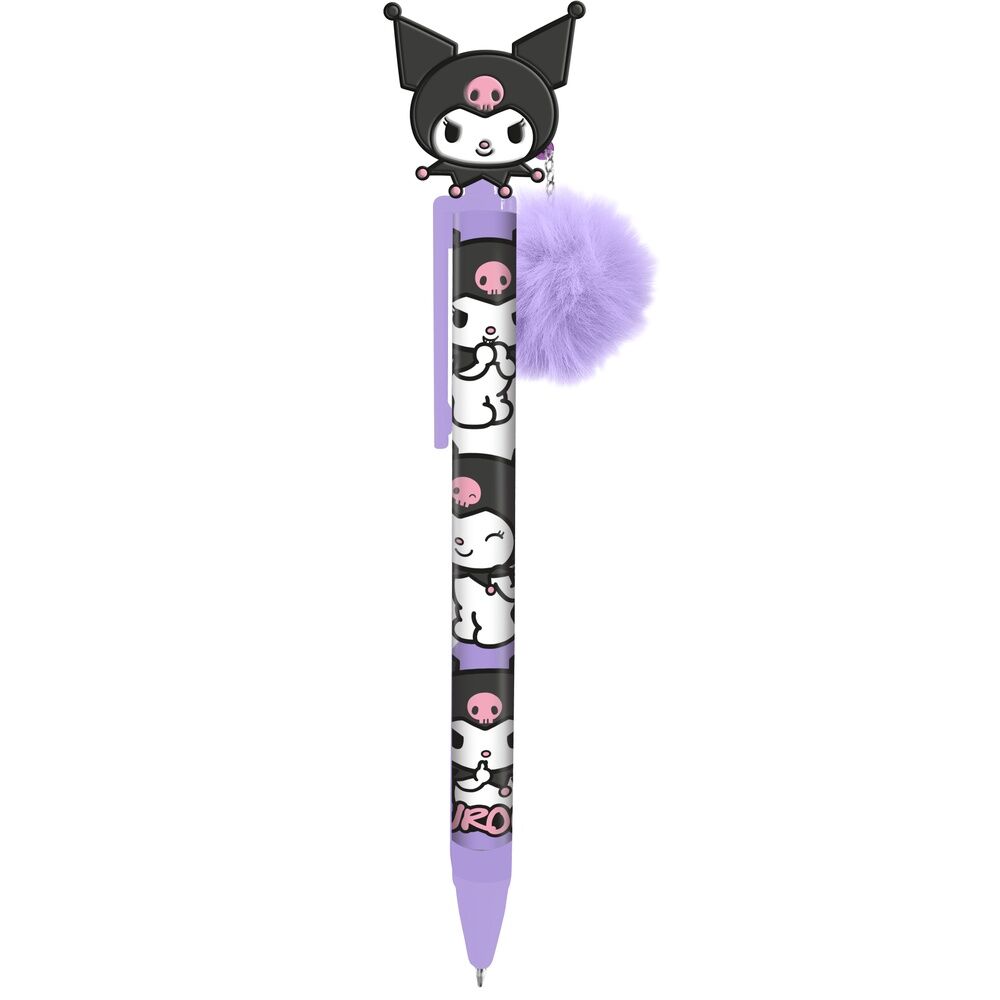 Kuromi Kulspettspenna med Pom Pom Boll - 2