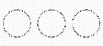 MY FAVORITE THINGS-Slimline Stitched Circle Trio Die-namics