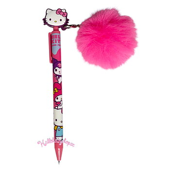 Hello Kitty and Friends Kulspettspenna med Pom Pom Boll