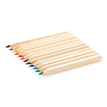 Unicorn Magic pencil box with 12 colored pencils
