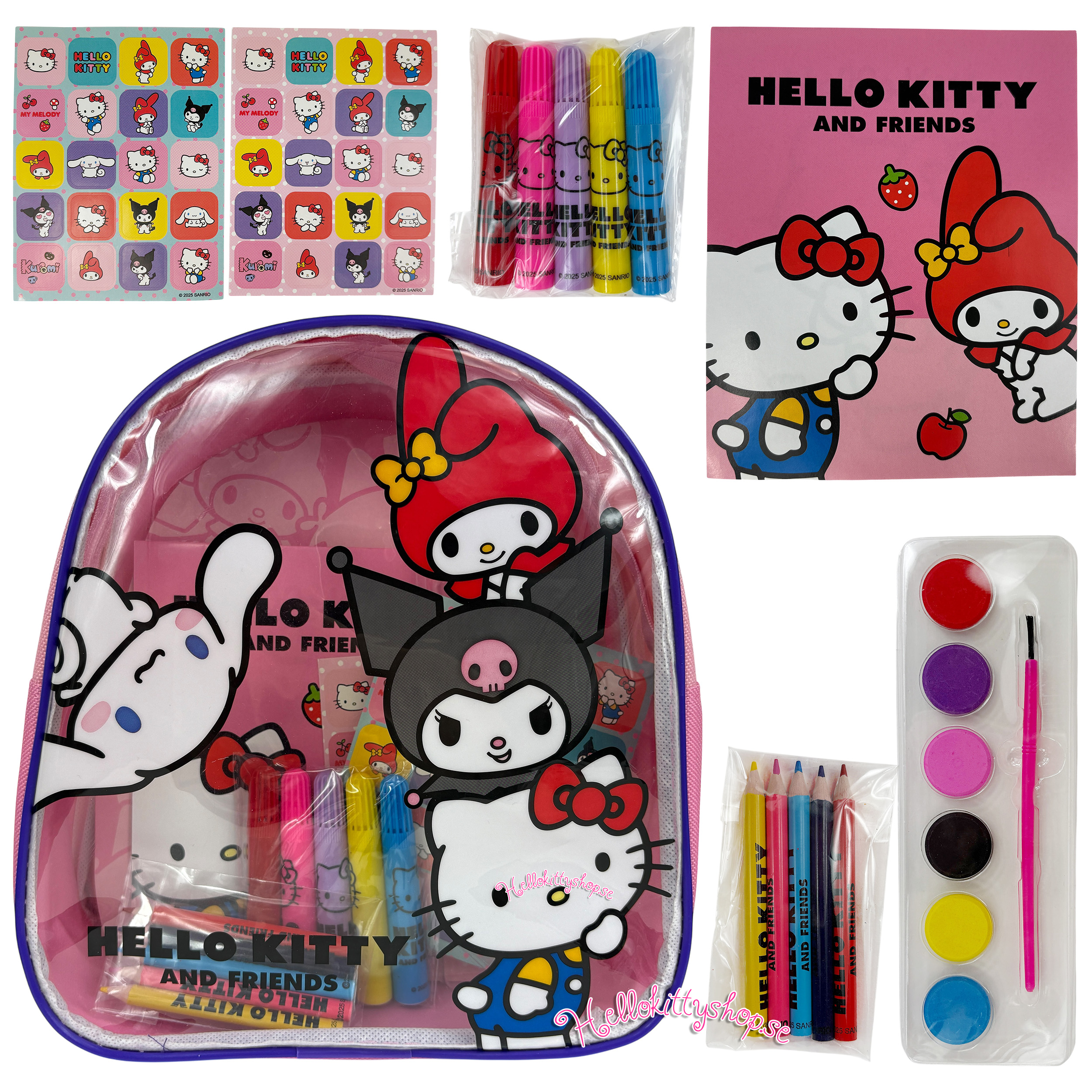 Hello Kitty and Friends Ryggsäck med Målarser