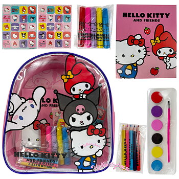 Hello Kitty and Friends Ryggsäck med Målarser