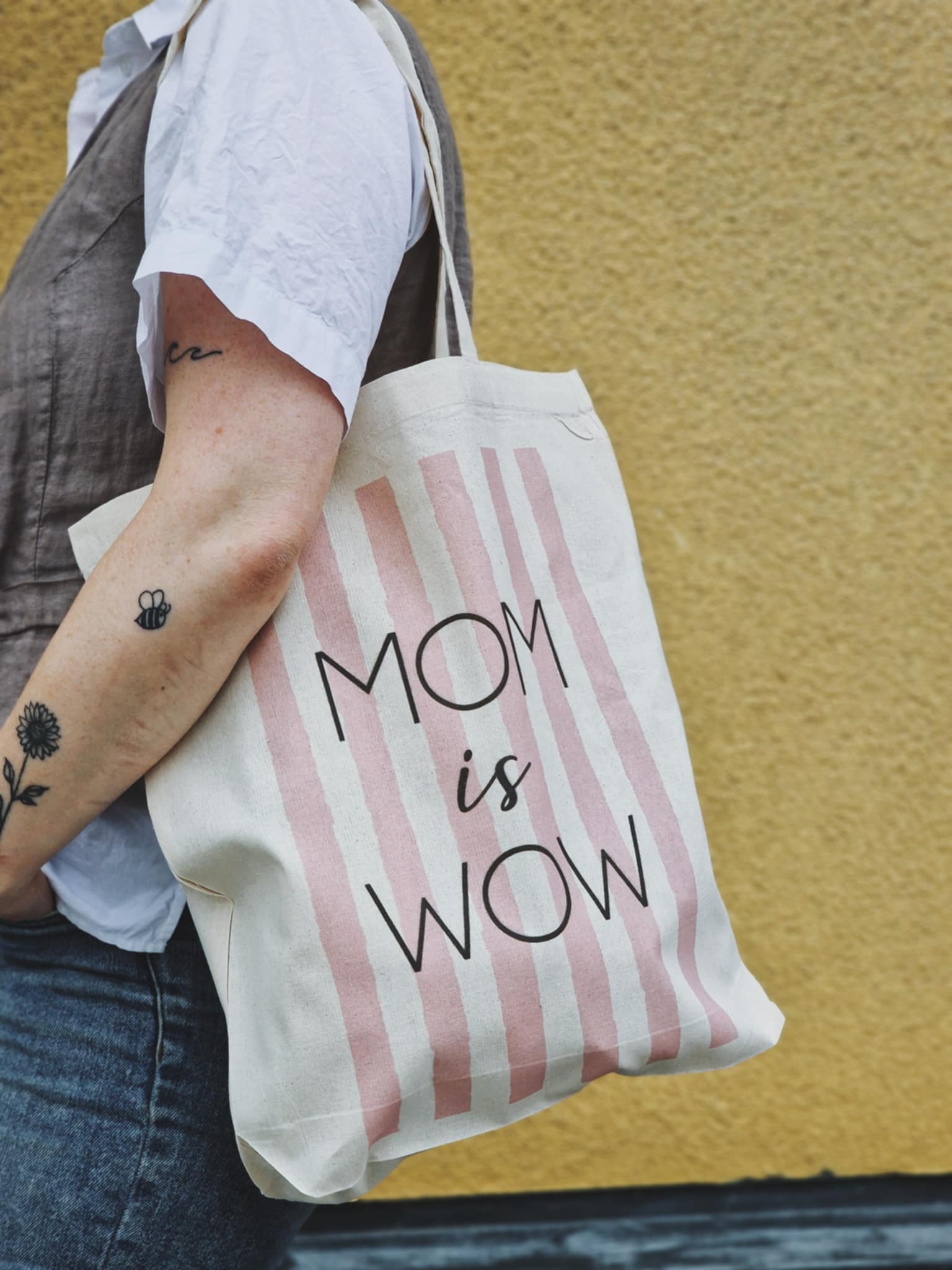 Tygpåse "MOM is WOW"  - 3