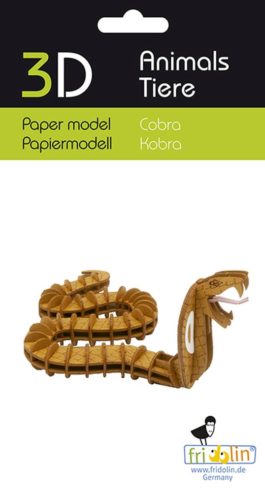 3D-pappersmodell, Kobra (orm)