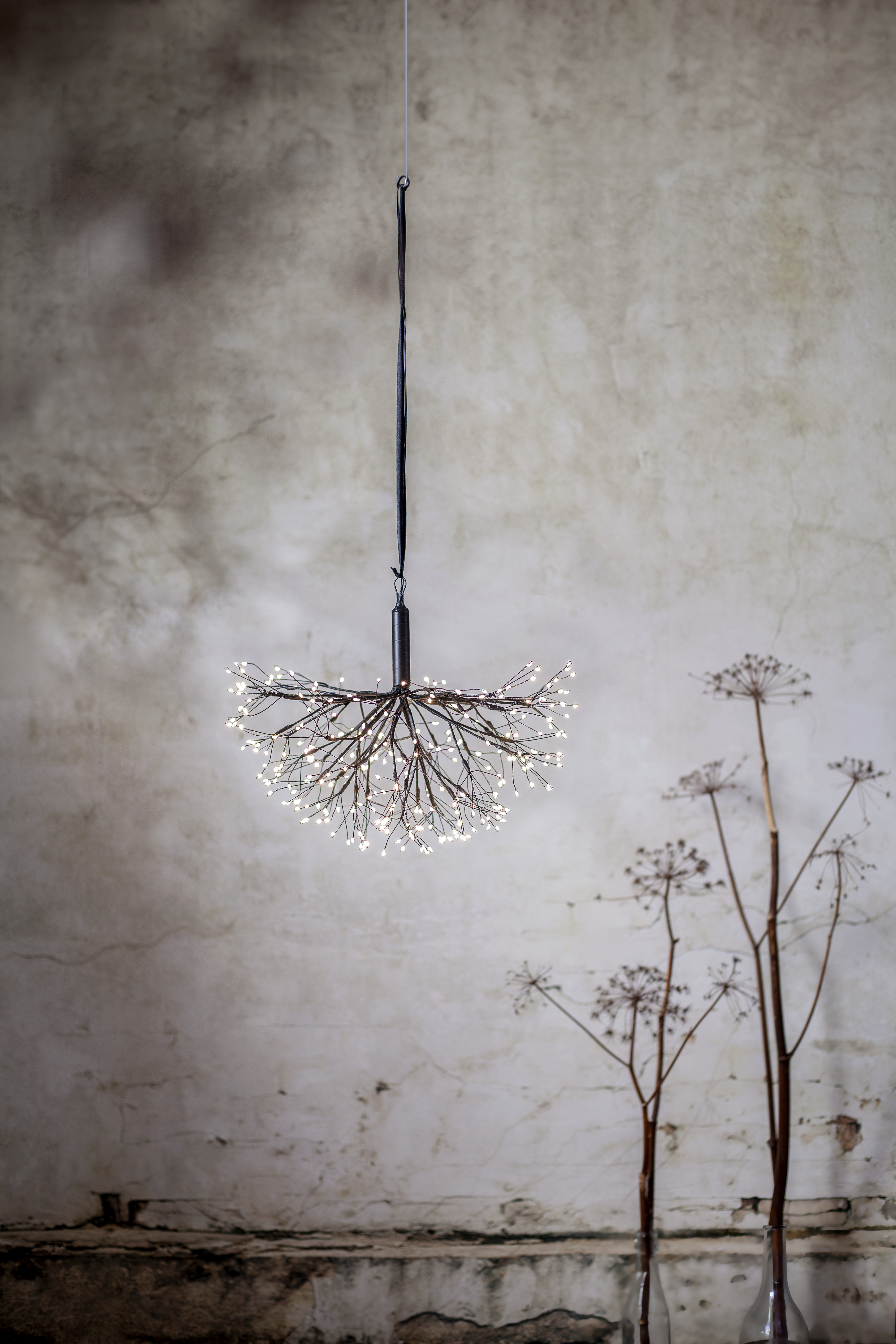 Ljushänge - Ljusboll - Hängande dekoration - 288 LED-lampor - 40x40 cm - 5