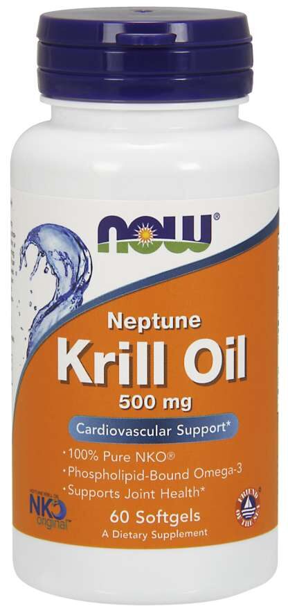 Krill Oil 500 mg 60 kapslar - Now Foods