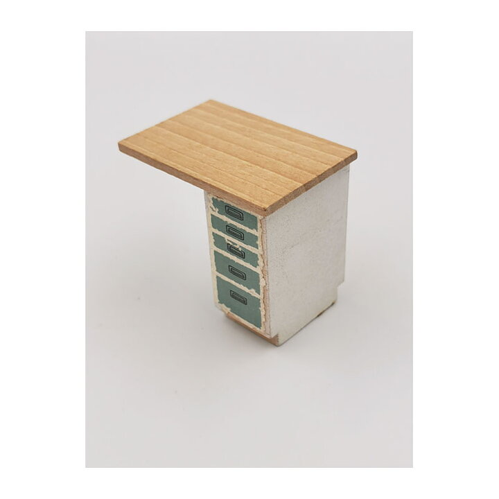 Dollhouse Second Hand Lerro Kitchen Bench 1950s