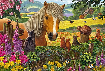 Sweet Visit to the Horse Paddock, 150 Bitar Schmidt