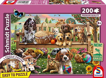 A Garden Picnic for Dogs and Cats, 200 Bitar Schmidt