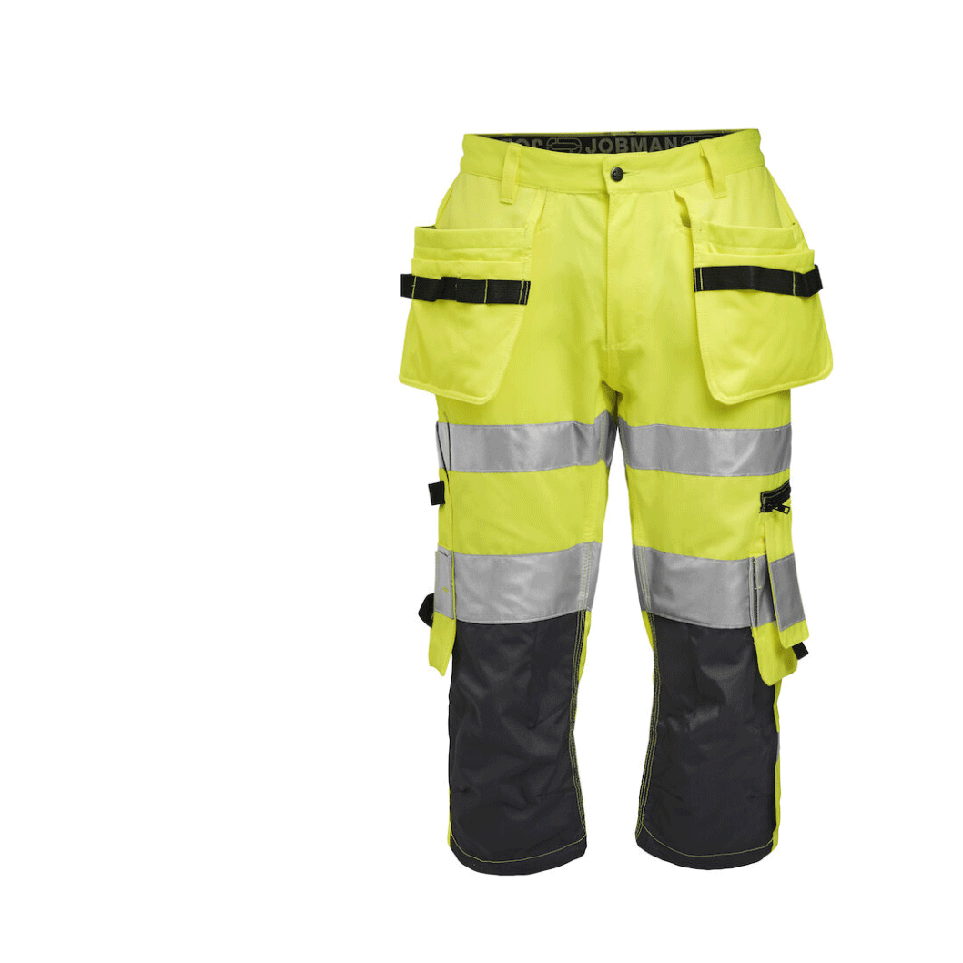 Merirosvohousut Jobman 2217 Kl2 Keltainen - 2