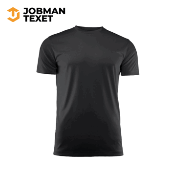 Toiminnallinen t-paita tulostin Run Black