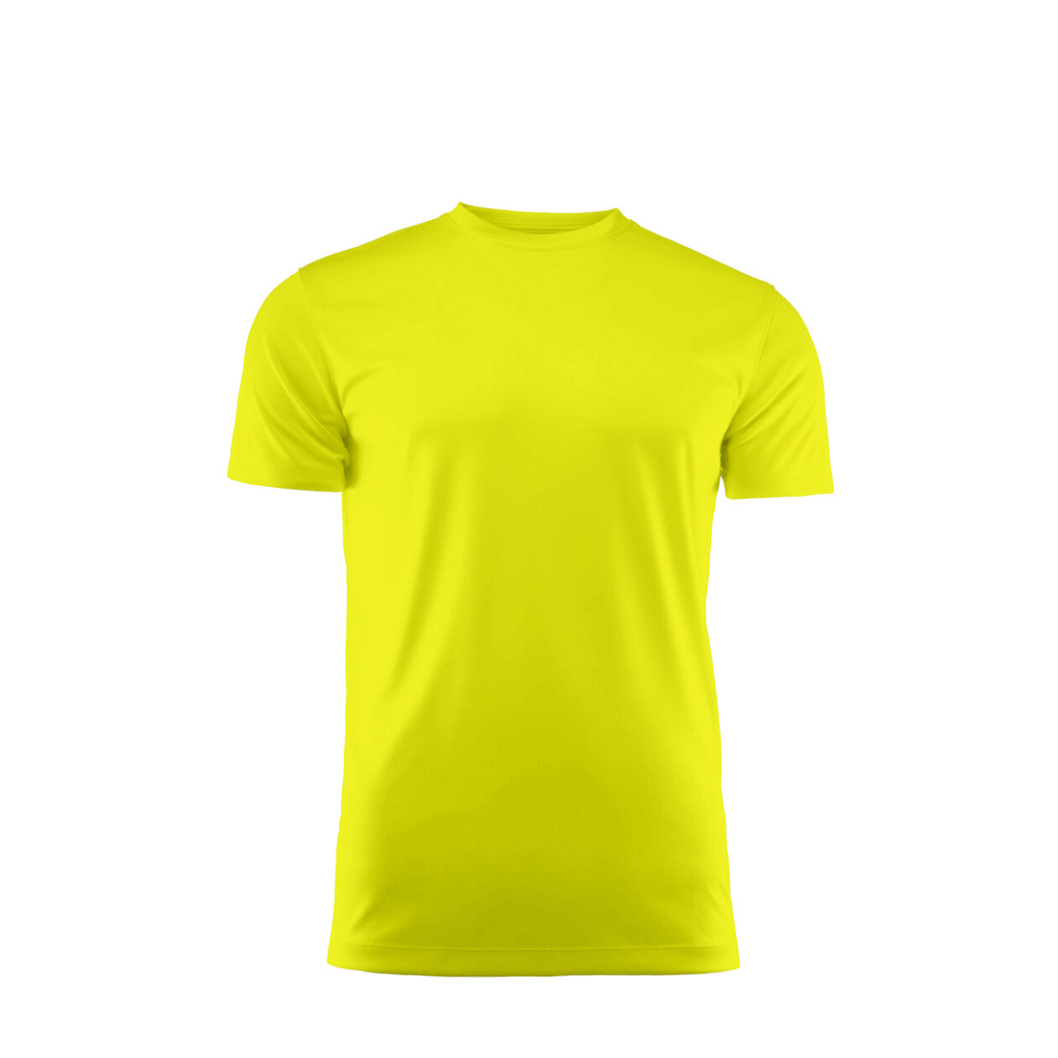 Toiminnallinen t-paita tulostin Run Neon keltainen - 2