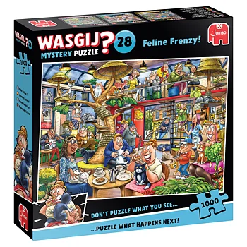 Wasgij Mystery #28 Feline Frenzy! 1000 bitar Jumbo