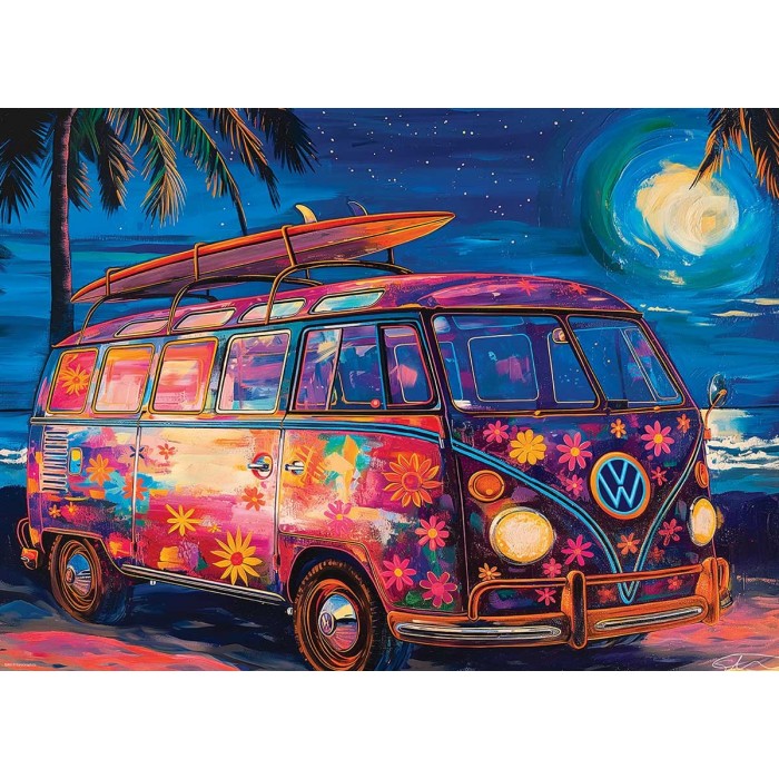 VW Beach Fun, 1000 Bitar Eurographic