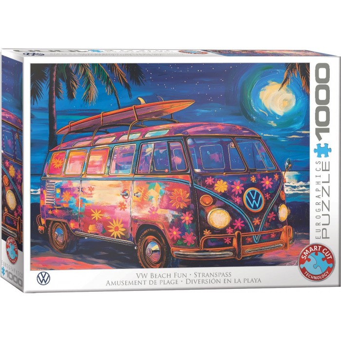 VW Beach Fun, 1000 Bitar Eurographic - 2