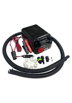 Bravo 12 v pump med krokodilklämmor