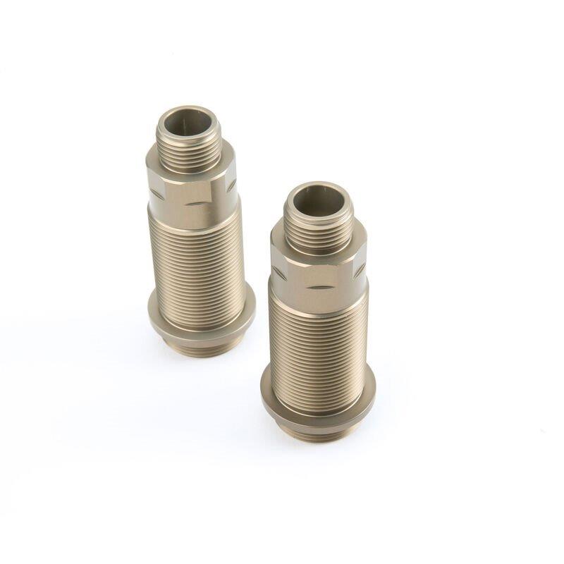 LOSI Rear Shock Body Set, Hard Anodized (2): 5IVE-T, MINI WRC