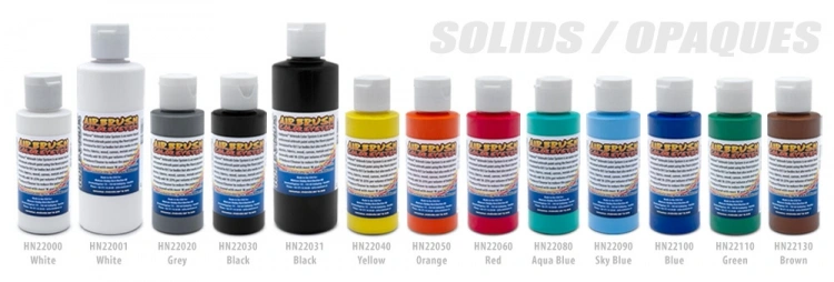 Hobbynox HN22080 Airbrush Color Solid Aqua Blå 60ml - 3