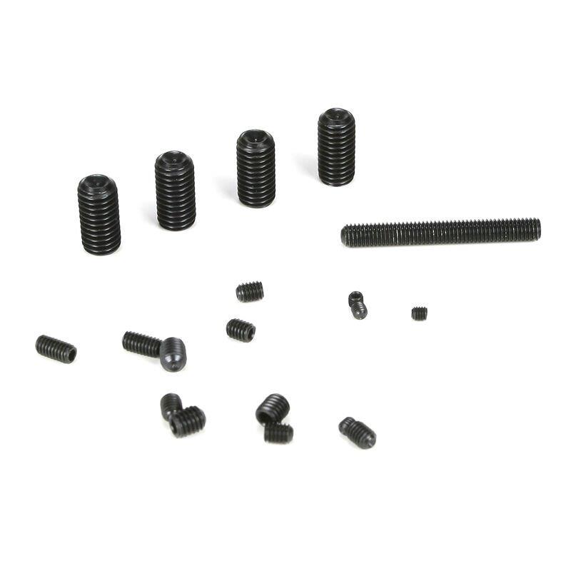 LOSI Set Screw Asst. 3,4,5 & 8MM (19): 5IVE-T, MINI WRC
