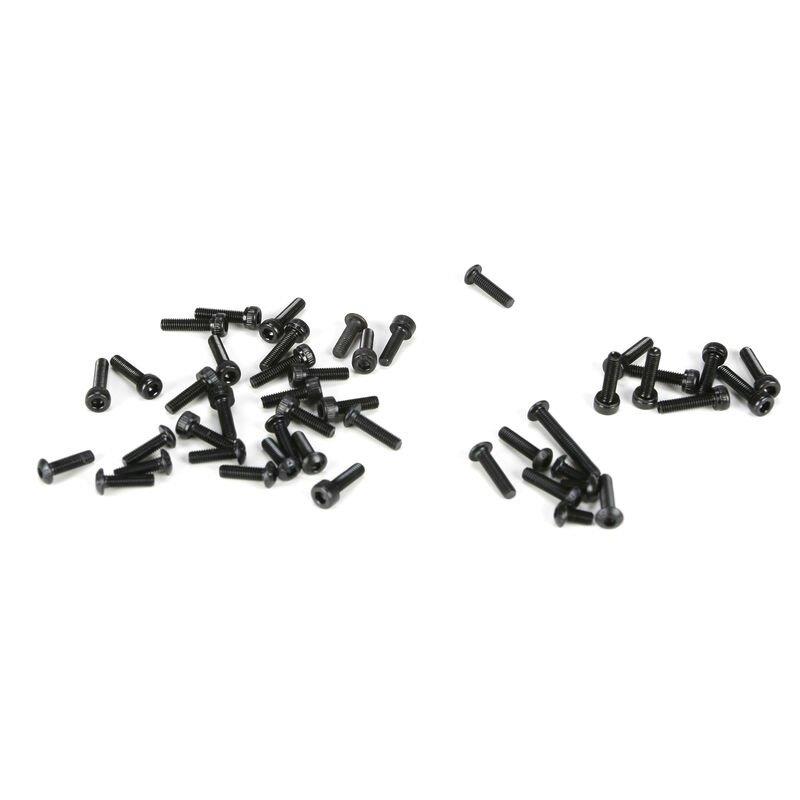 LOSI 3mm BH & Cap Screw Asst (38): 5IVE-T, MINI WRC