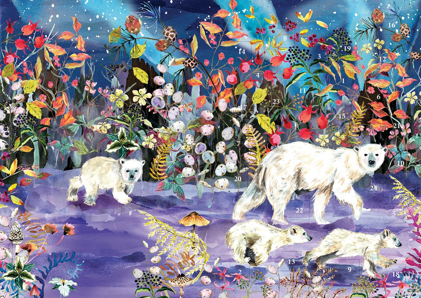 Aurora Bears Advent Calendar Card - 4