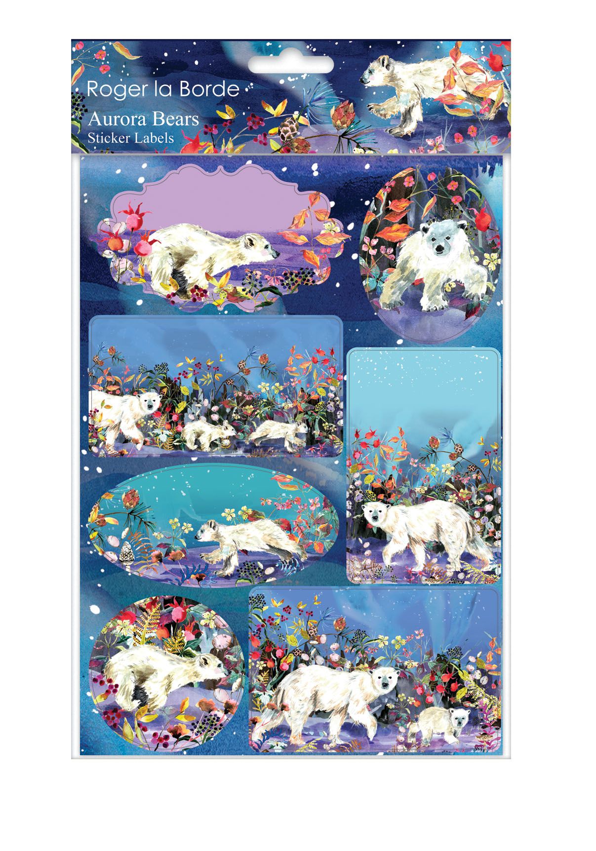 Aurora Bears Sticker Label Sheets