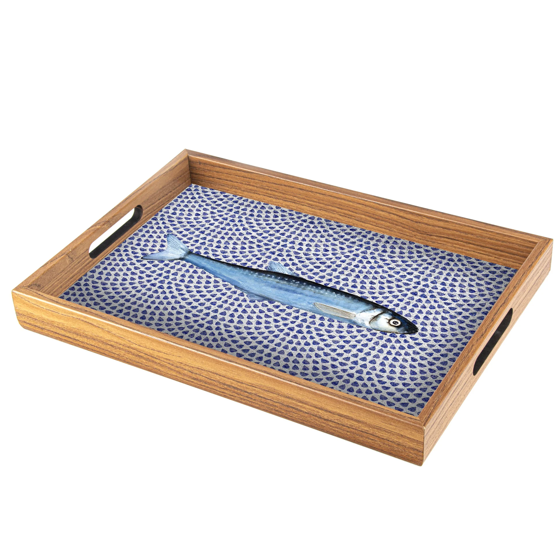Wooden Tray Printed Designs - Fish - 3