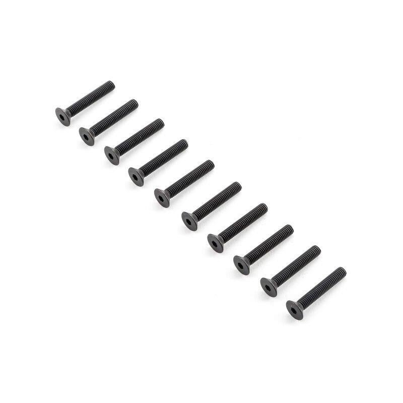 TLR Flat Head Screws M5x30mm (10)