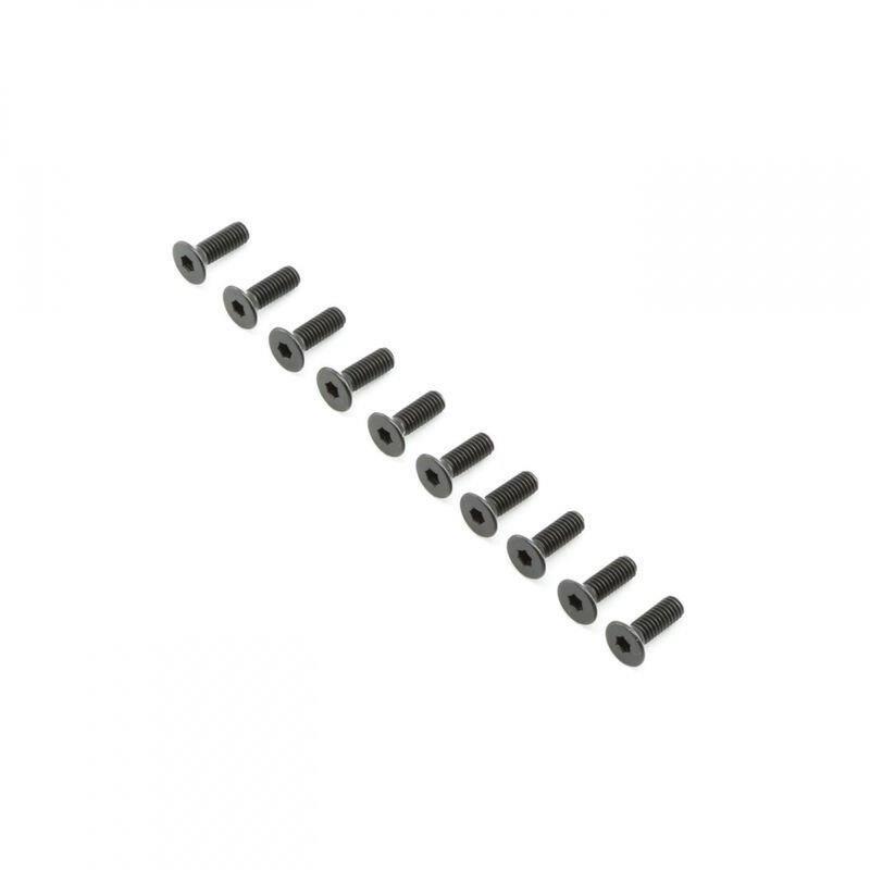 TLR Flat Head Screws M4 x 12mm (10)