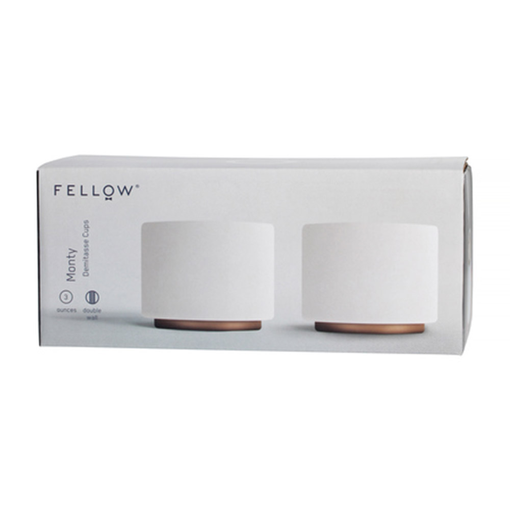 Fellow - Monty - Espresso koppar - 90 ml Vit - 3