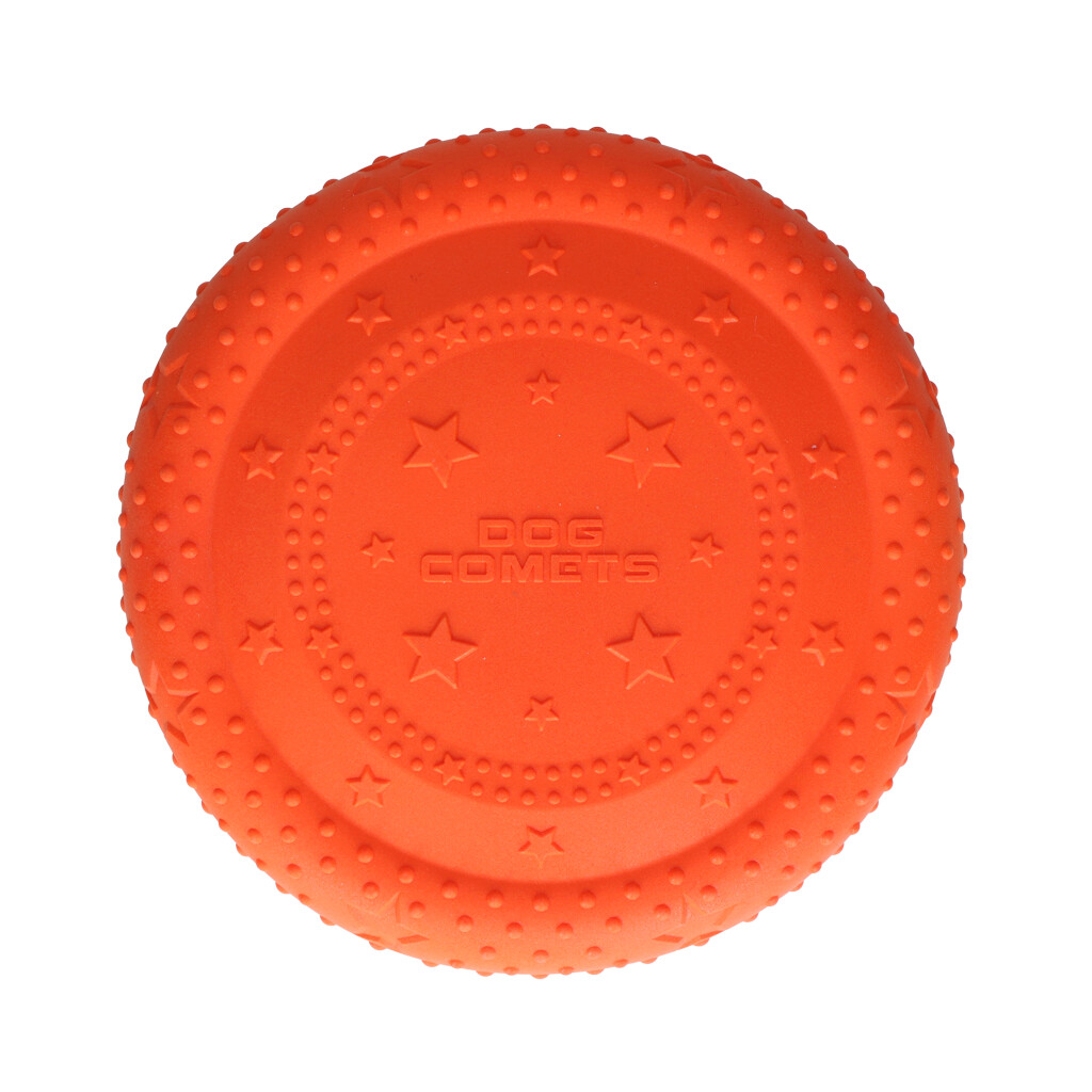 Dog Comets UFO Flyer Floating Dog Toy – Orange - 2