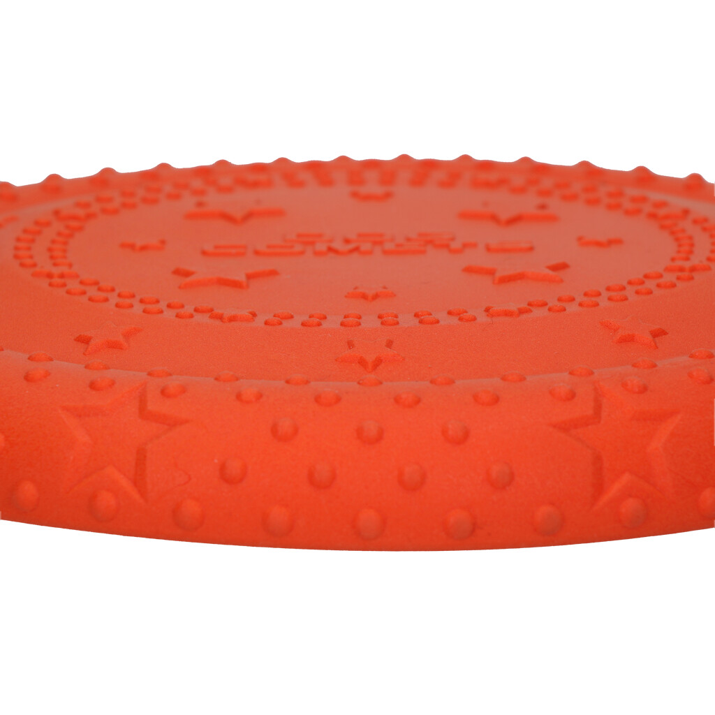 Dog Comets UFO Flyer Floating Dog Toy – Orange - TPR