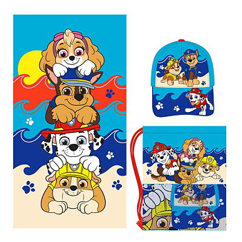 Paw Patrol Handduk Keps Gympapåse Set NY