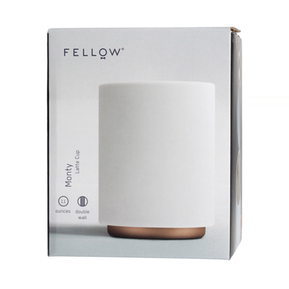 Fellow - Monty - Latte kopp - 325 ml Vit - 2