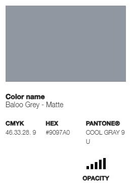 MTN WEPRO Water Baloo Grey 400ml