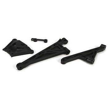 LOSI F&R Chassis Brace & Spacer Set: 5IVE-T