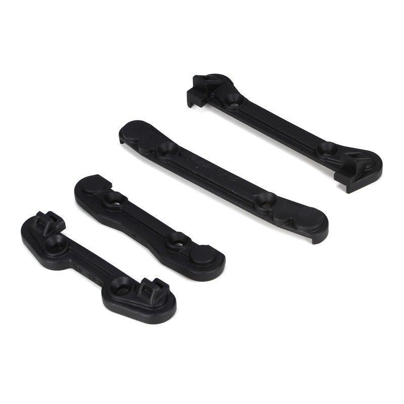LOSI F/R Pin Mount Covers (4): 5IVE-T, MINI WRC