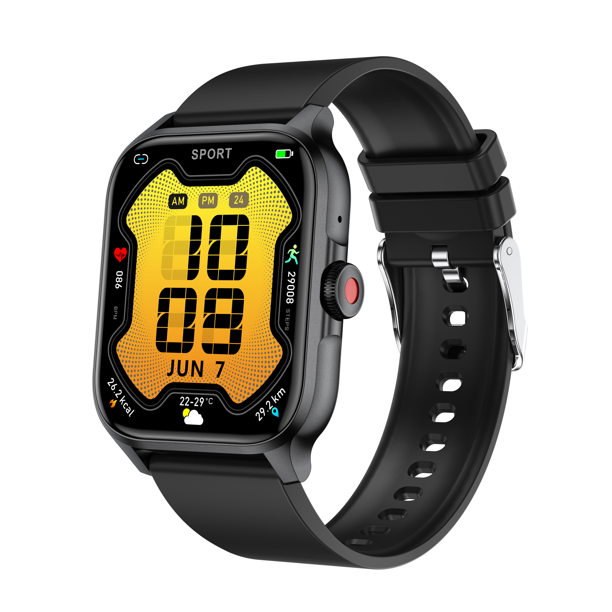 Philippe Palmer Smart Watch LP48 Pro Black - 7