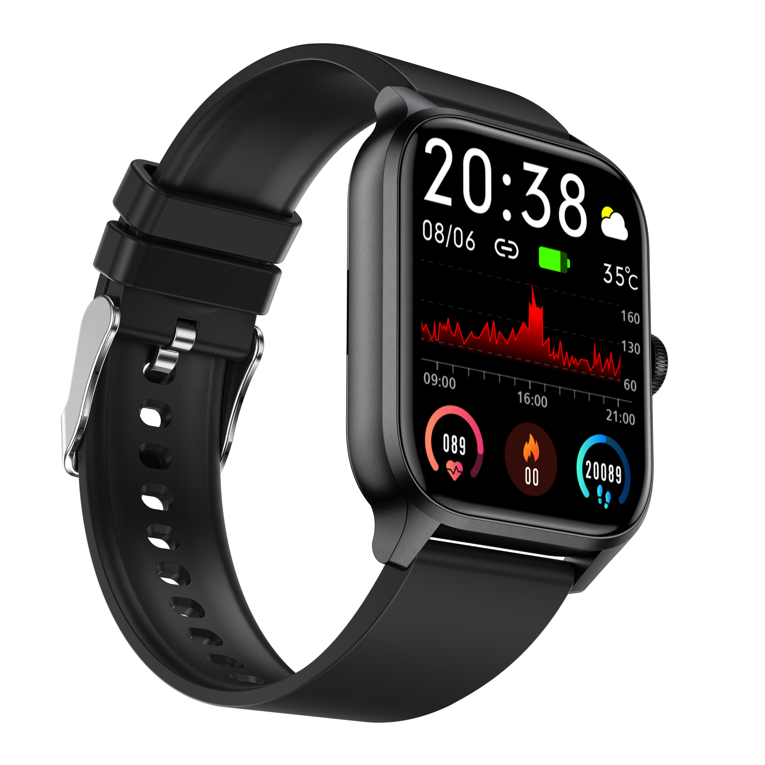 Philippe Palmer Smart Watch LP48 Pro Black - 11
