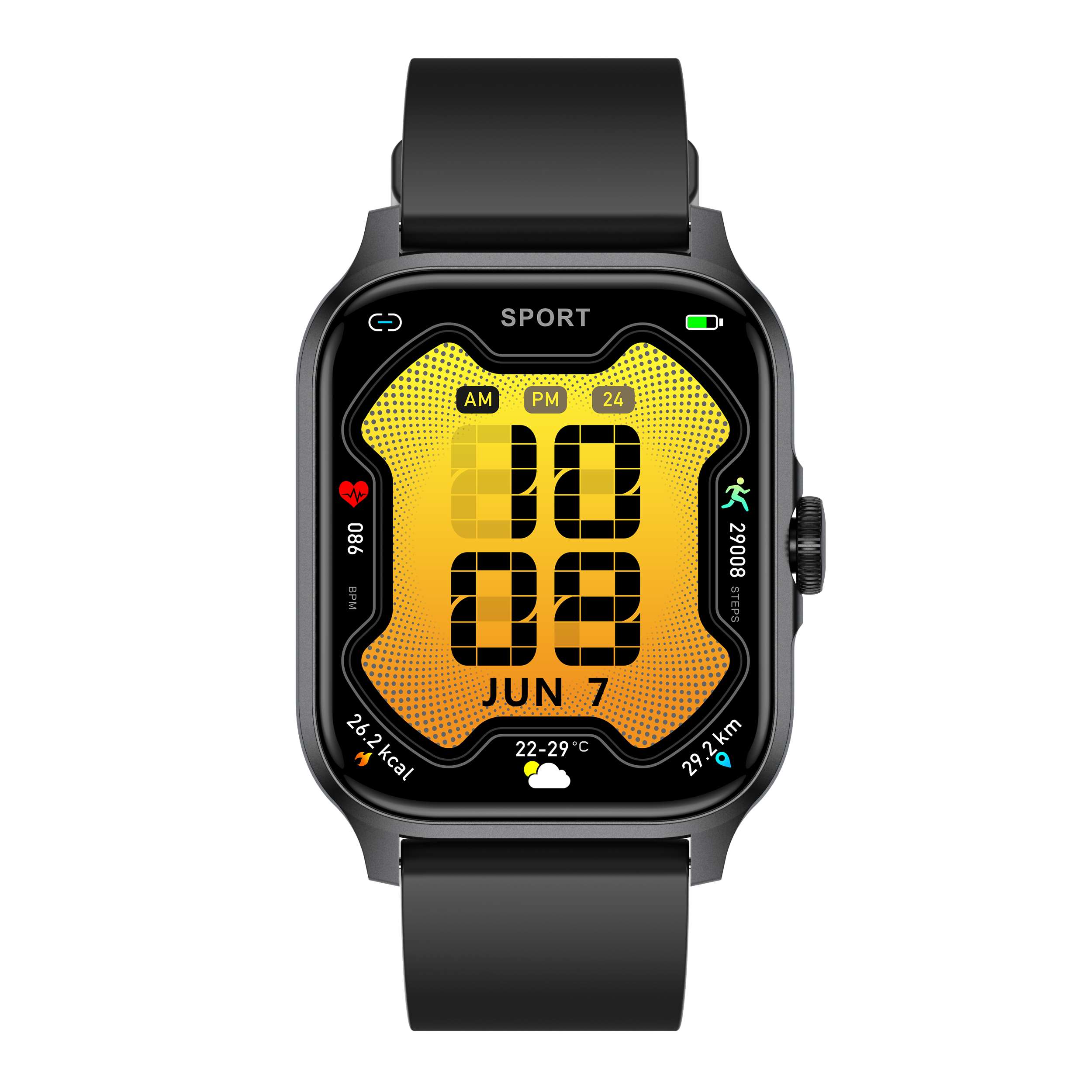 Philippe Palmer Smart Watch LP48 Pro Black - 14