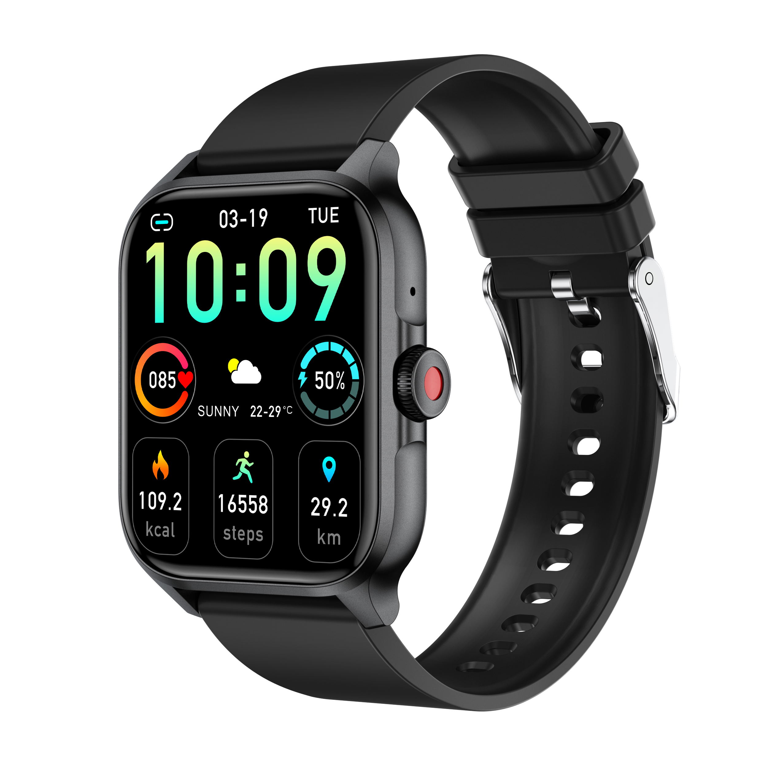Philippe Palmer Smart Watch LP48 Pro Black | Smart Watches | Klocktema